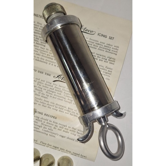 Ateco Icing Set 13 Tips Vintage Decorating Piping - Picture 5 of 14